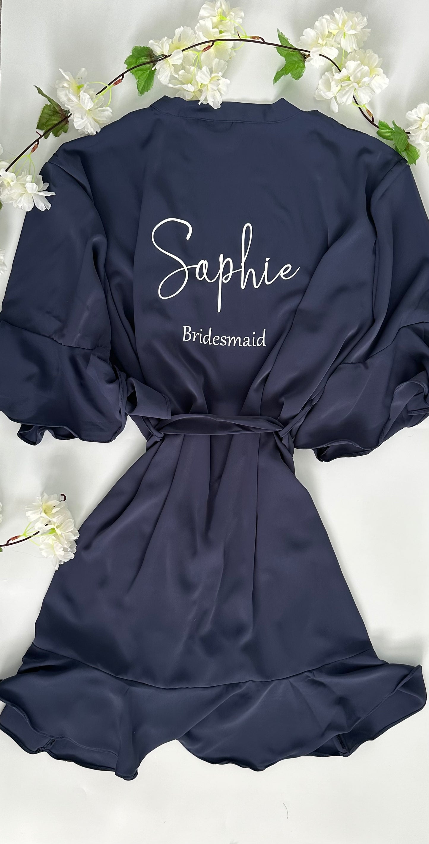 Personalised Children's Ruffle Robe