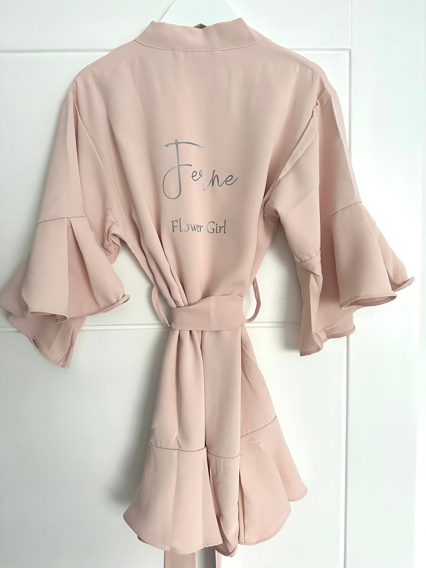 Personalised Children's Ruffle Robe