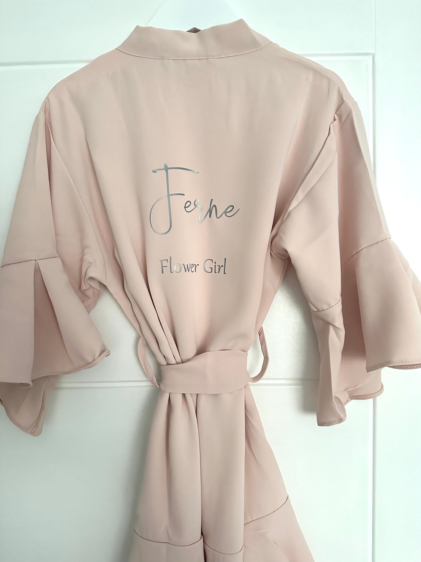 Personalised Children's Ruffle Robe