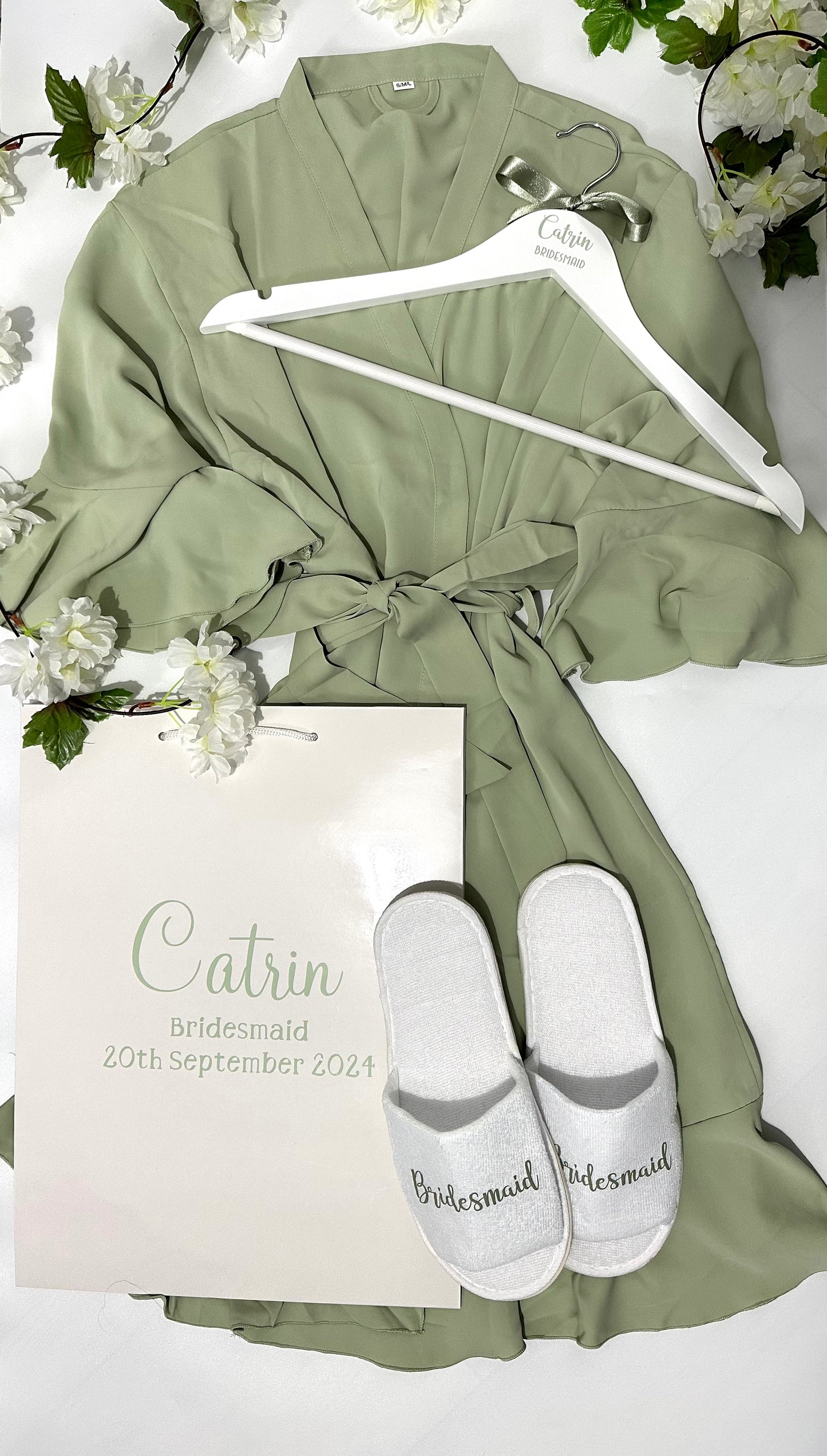 Premium Bridal Party 'Ruffle Robe' Gift Package