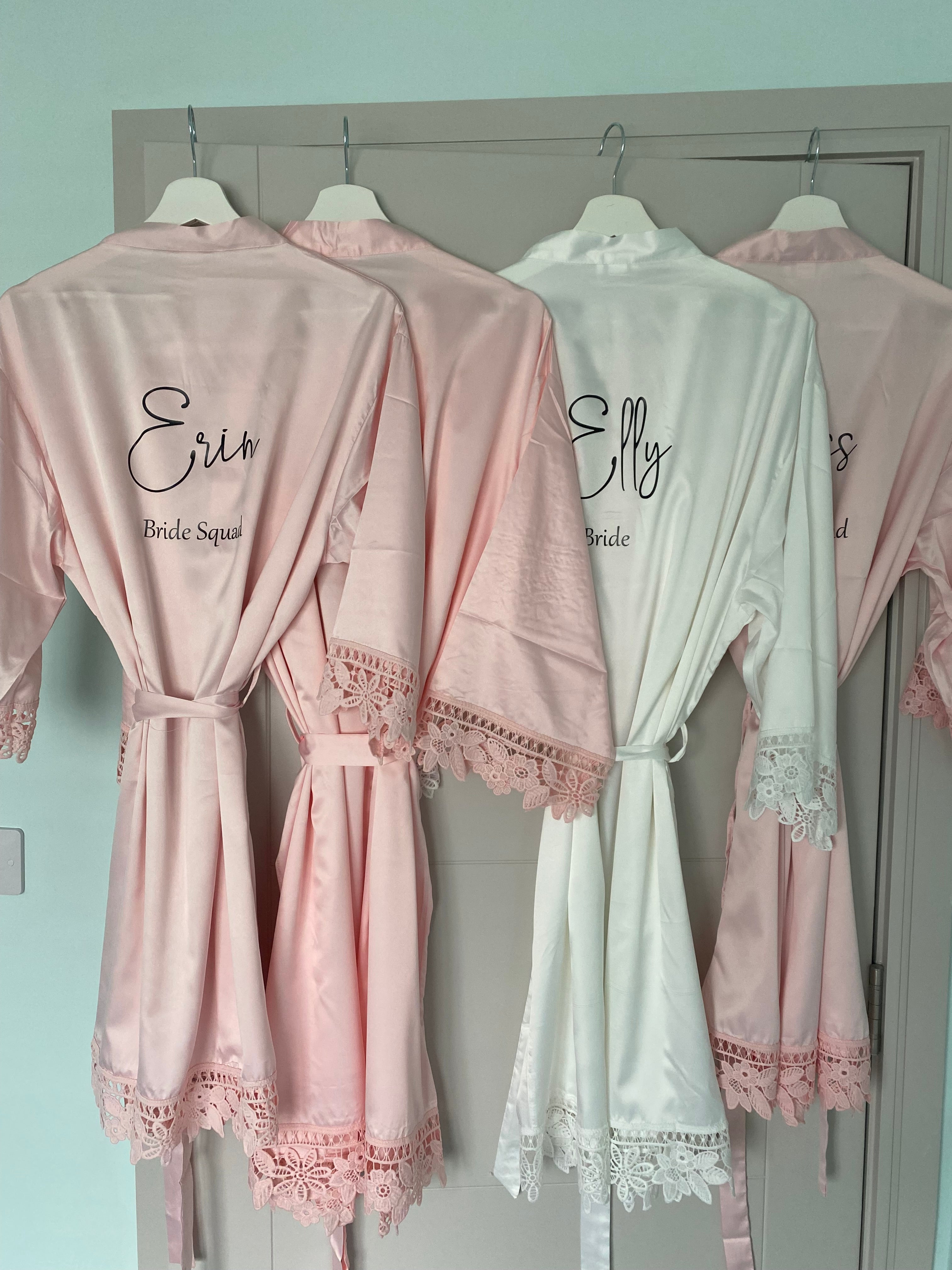 Wedding party shop robes uk