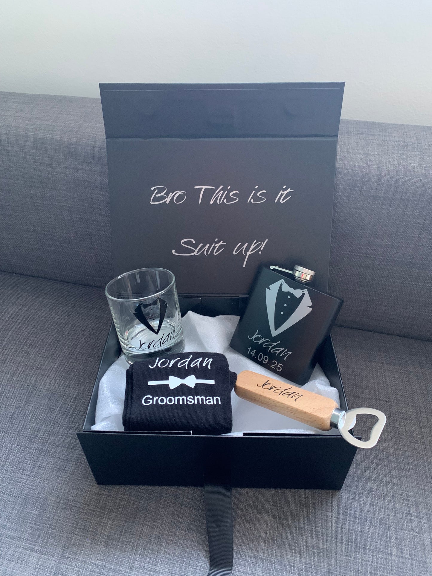 Personalised Groomsman Gift Package