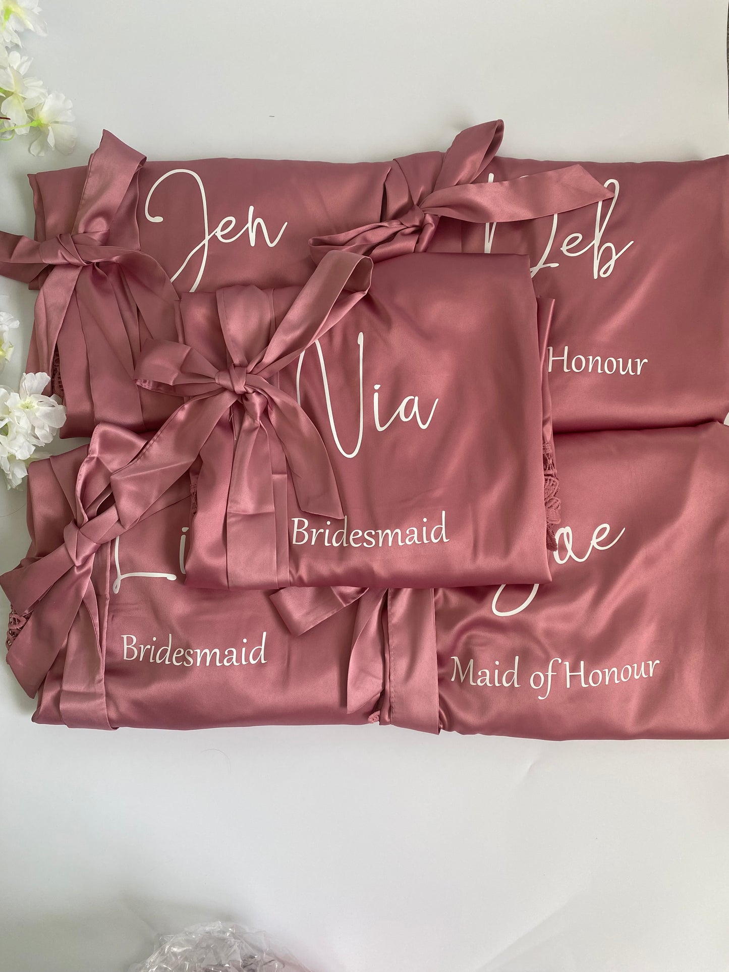 Premium Bridal Party 'Lace Robe' Gift Package