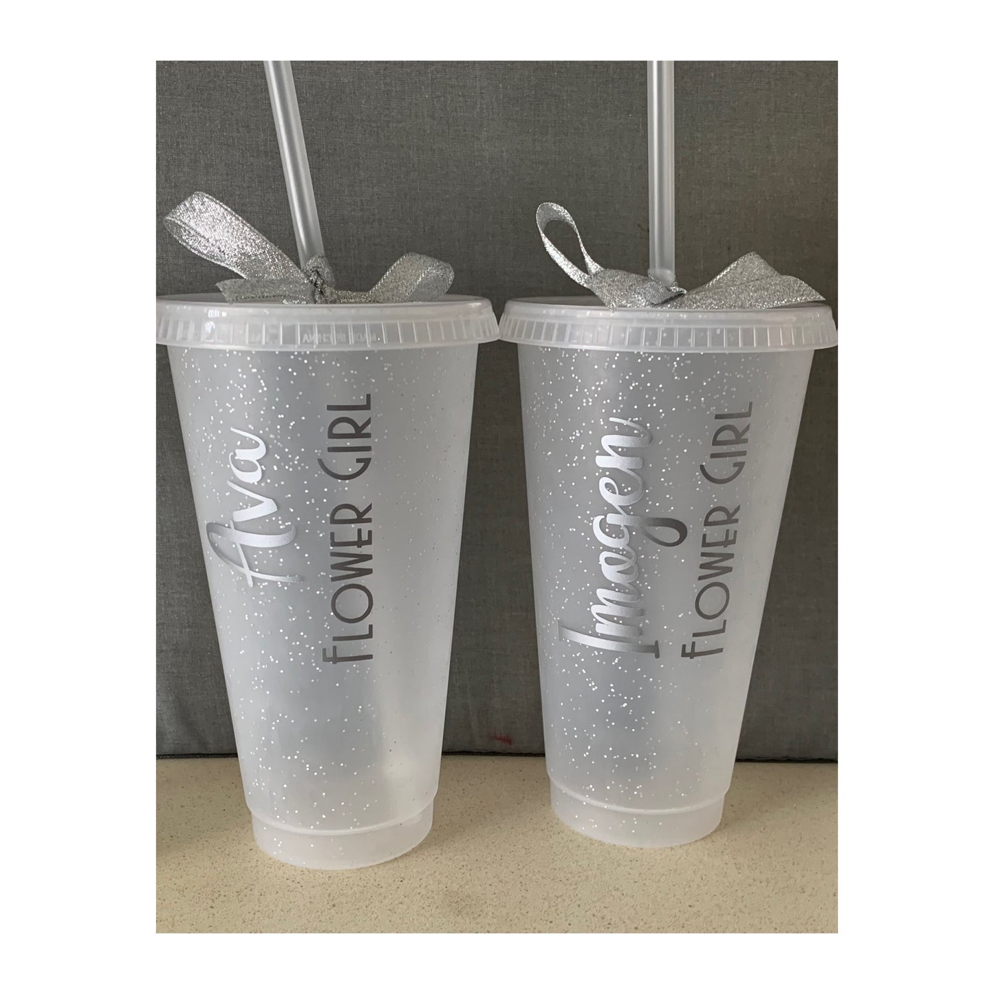 Personalised Glitter Cold Cup