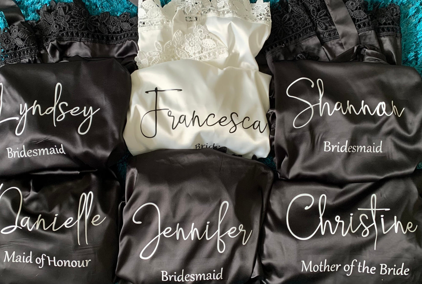 Premium Bridal Party 'Lace Robe' Gift Package