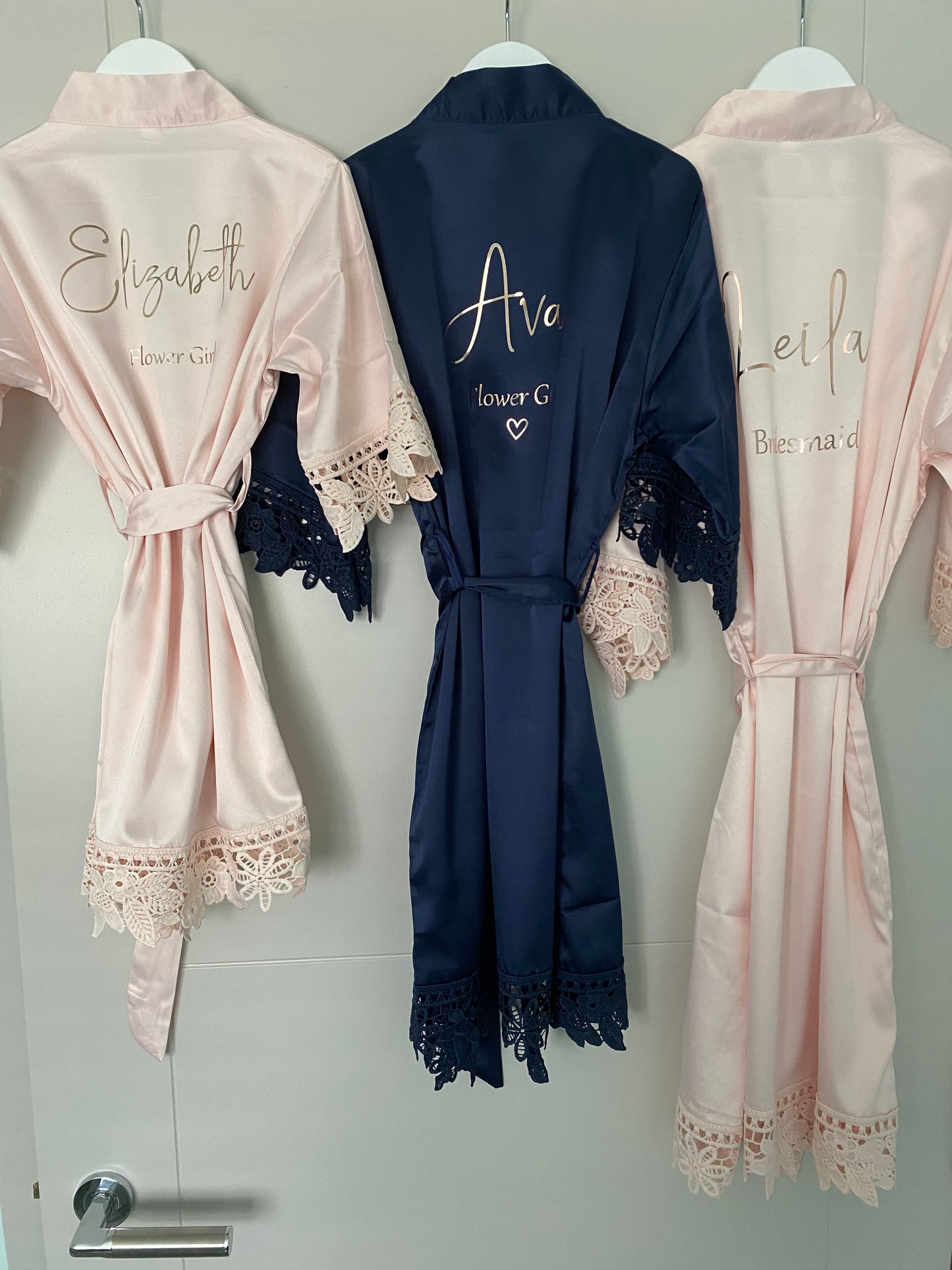 Personalised Flower Girl 'Lace Robe' Gift Package