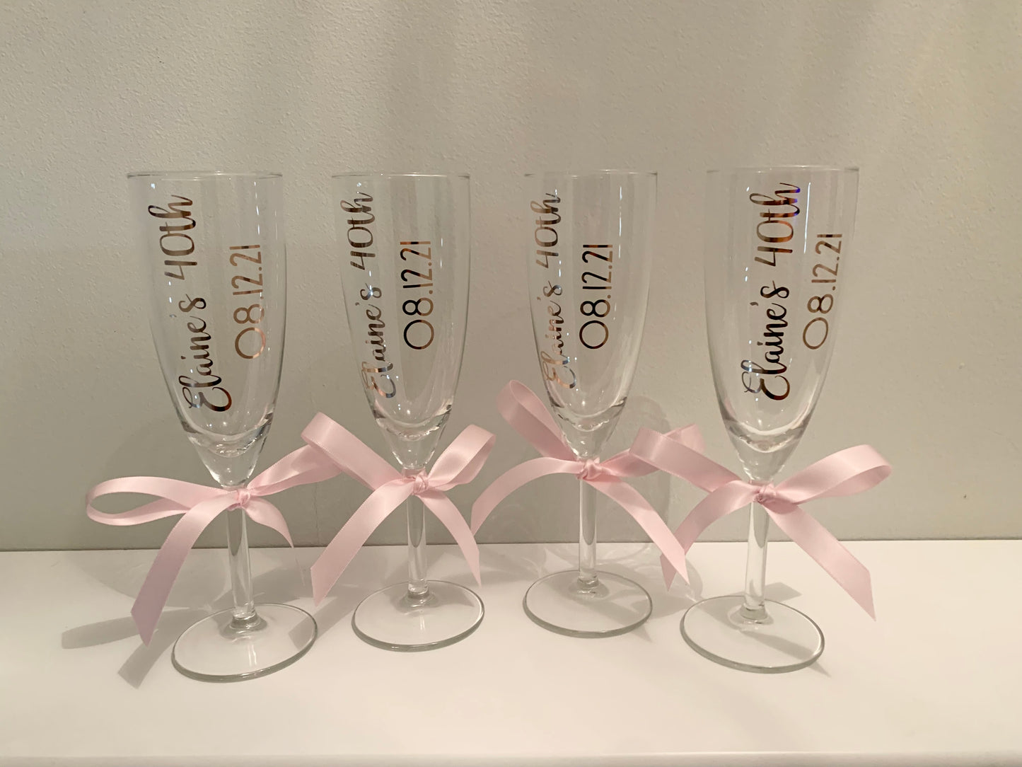 Personalised Prosecco Glass