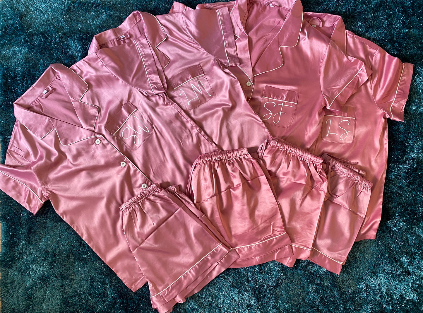 Personalised Satin Pyjamas