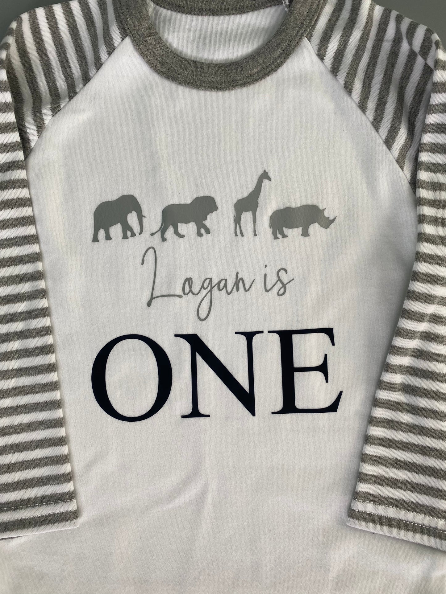 Personalised Safari Birthday Pyjamas