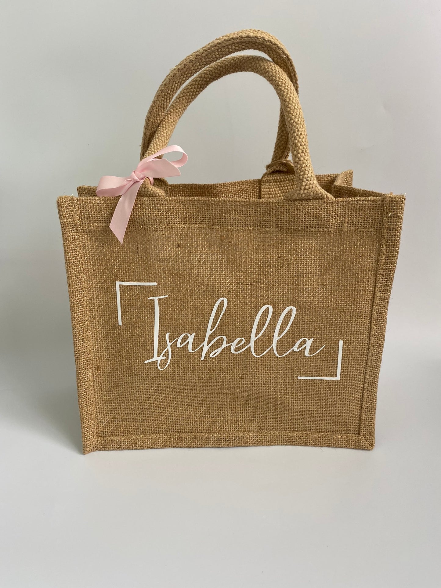 Personalised Mini Jute Bag