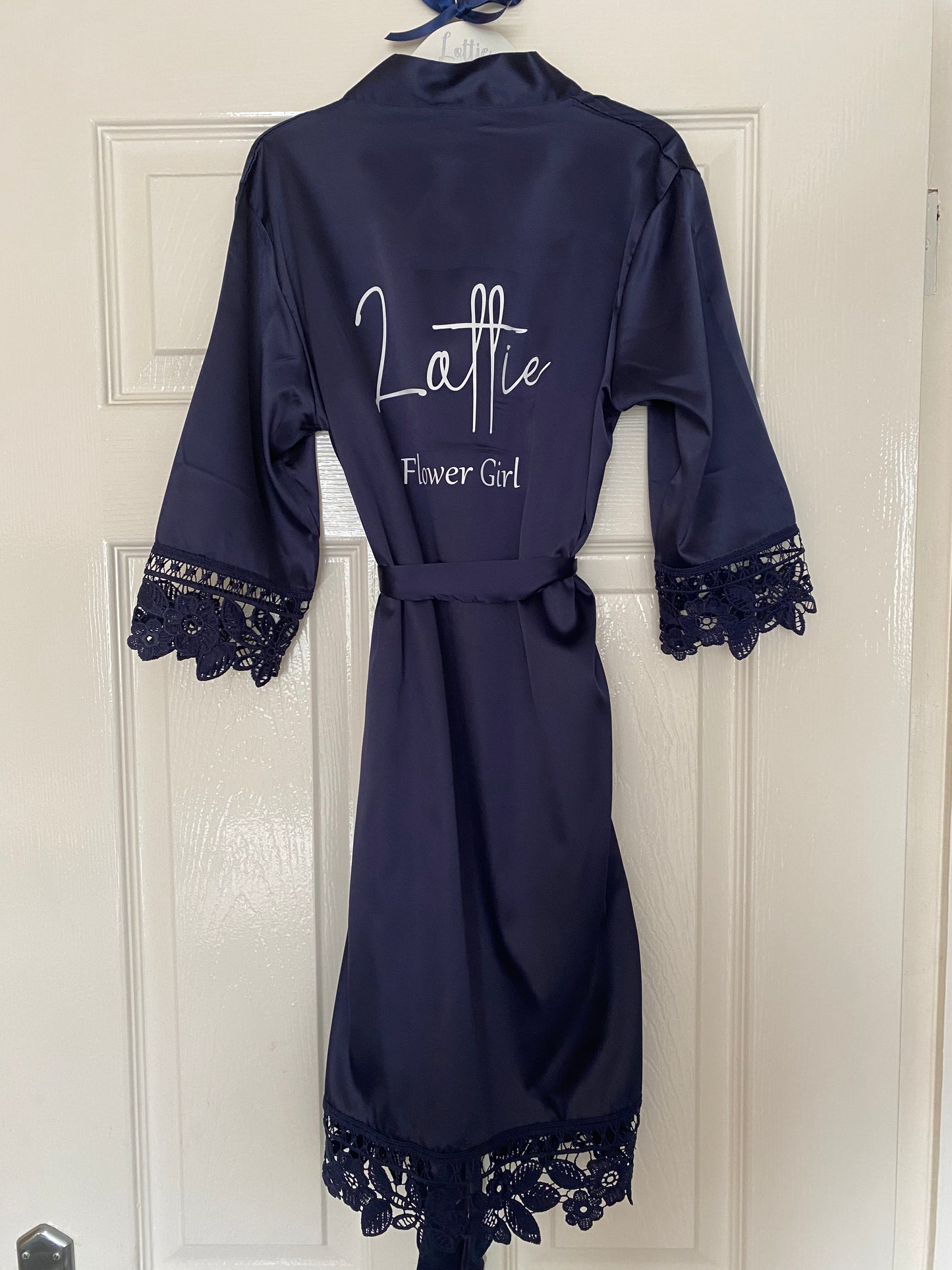 Personalised Flower Girl 'Lace Robe' Gift Package