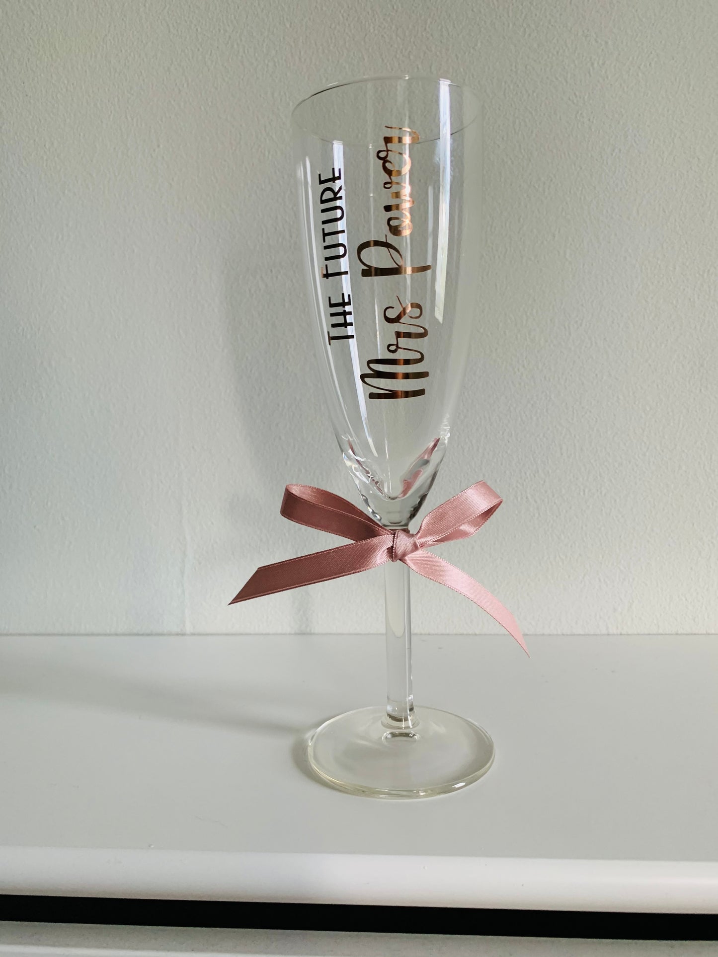 Personalised Prosecco Glass