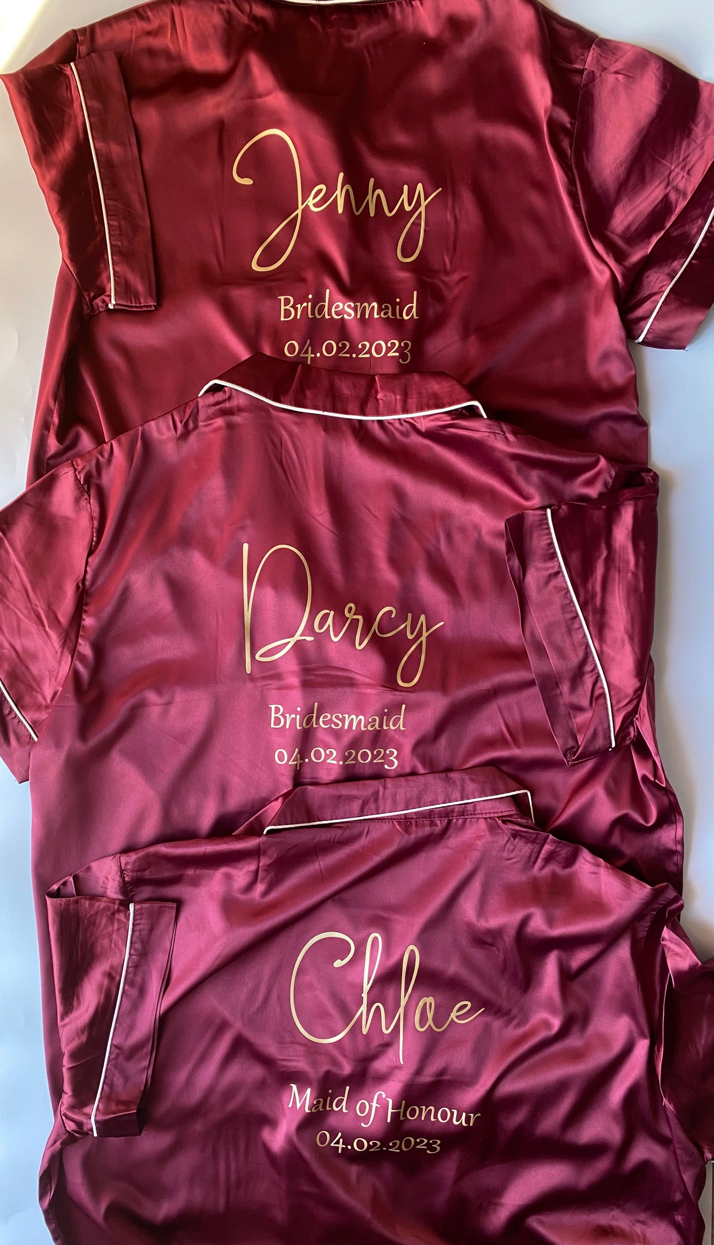 Personalised Satin Pyjamas