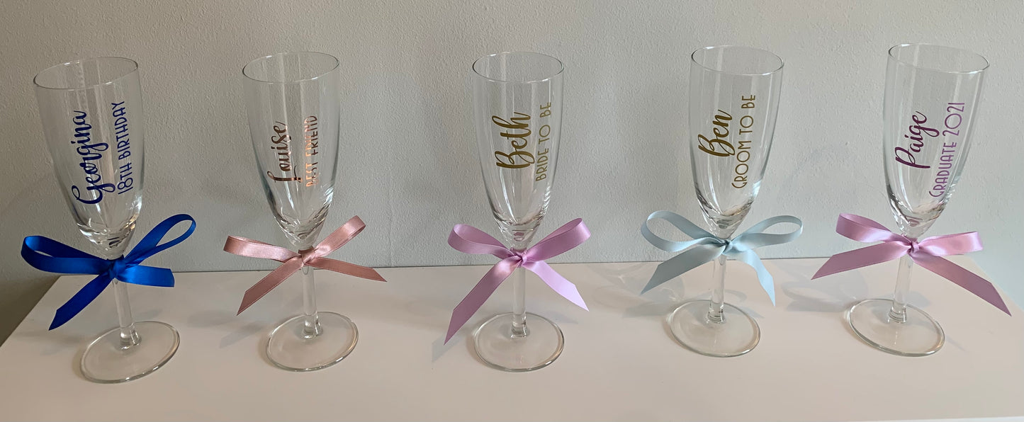 Personalised Prosecco Glass