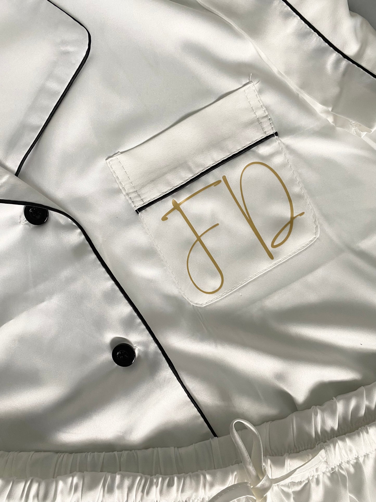 Personalised Satin Pyjamas