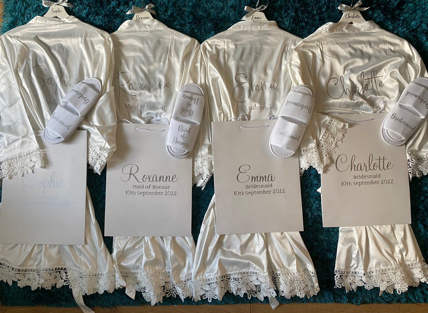 Premium Bridal Party 'Lace Robe' Gift Package