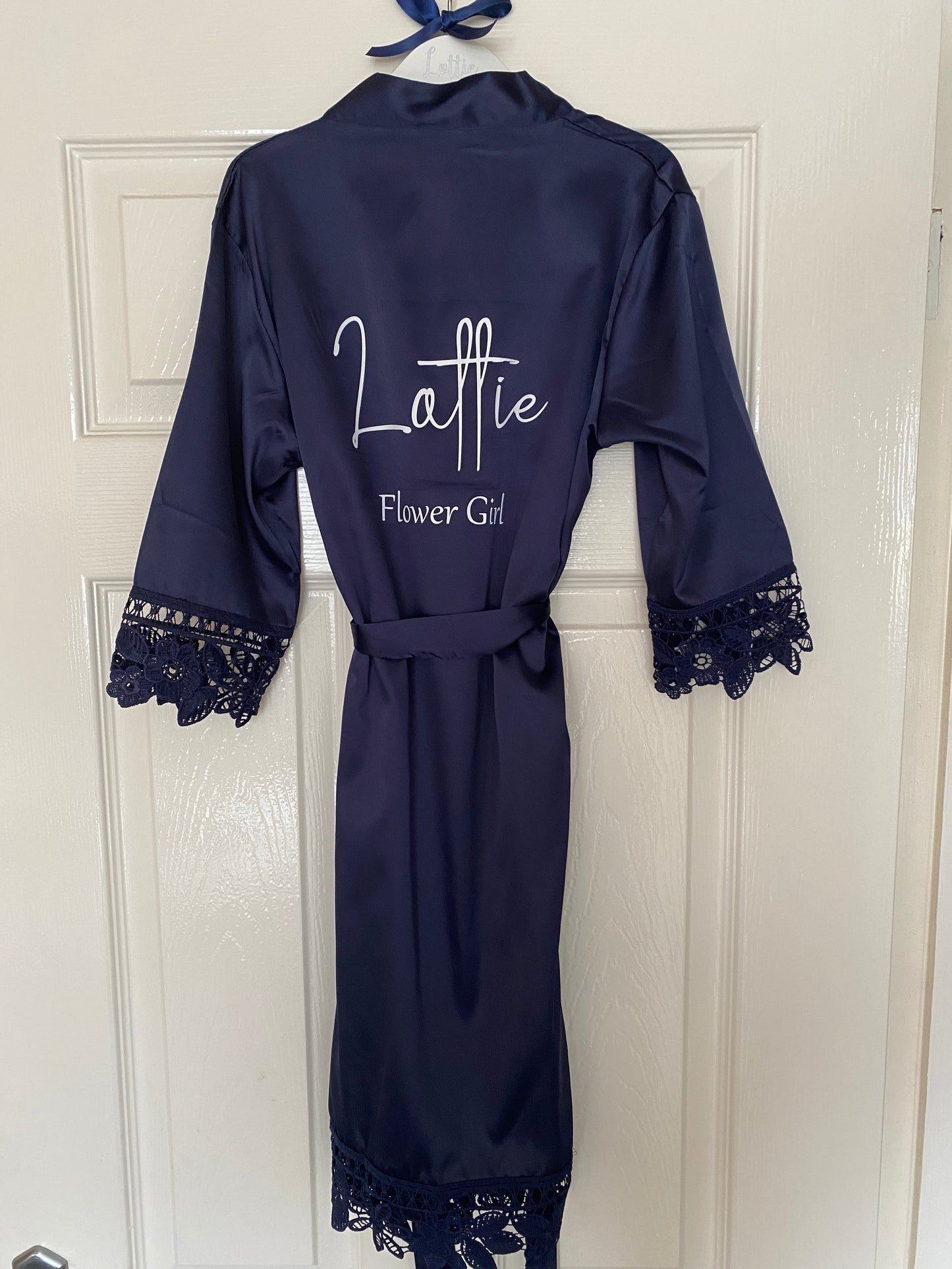 Personalised Children's Lace Robe