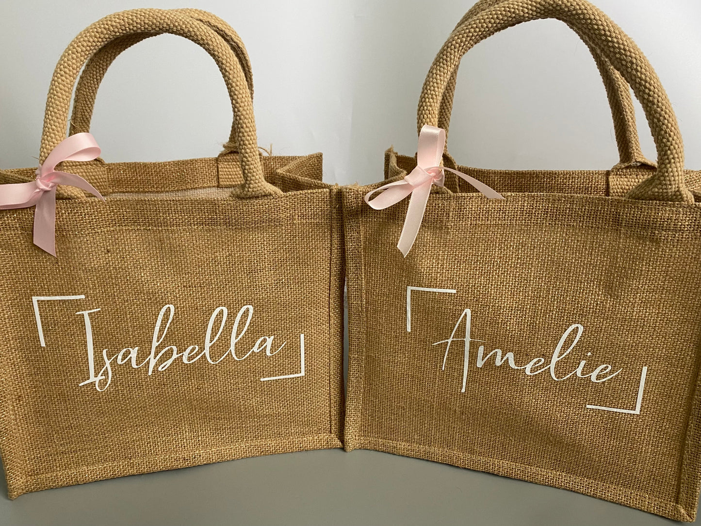 Personalised Mini Jute Bag