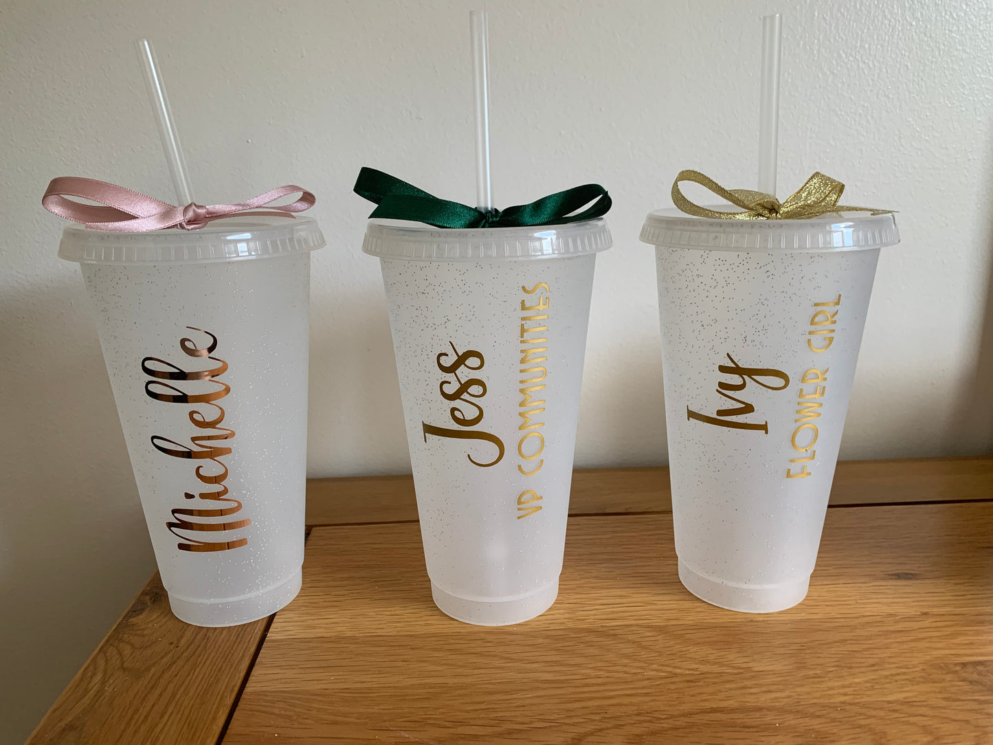 Personalised Glitter Cold Cup