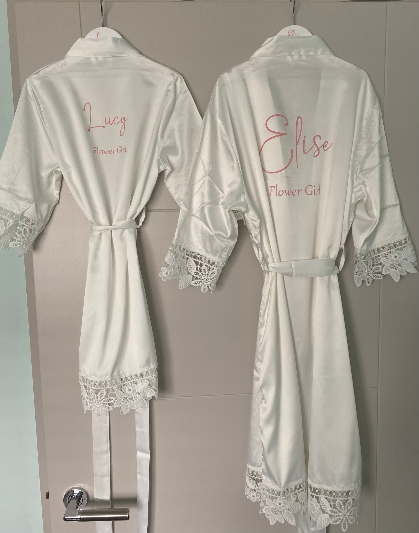 Personalised Flower Girl 'Lace Robe' Gift Package