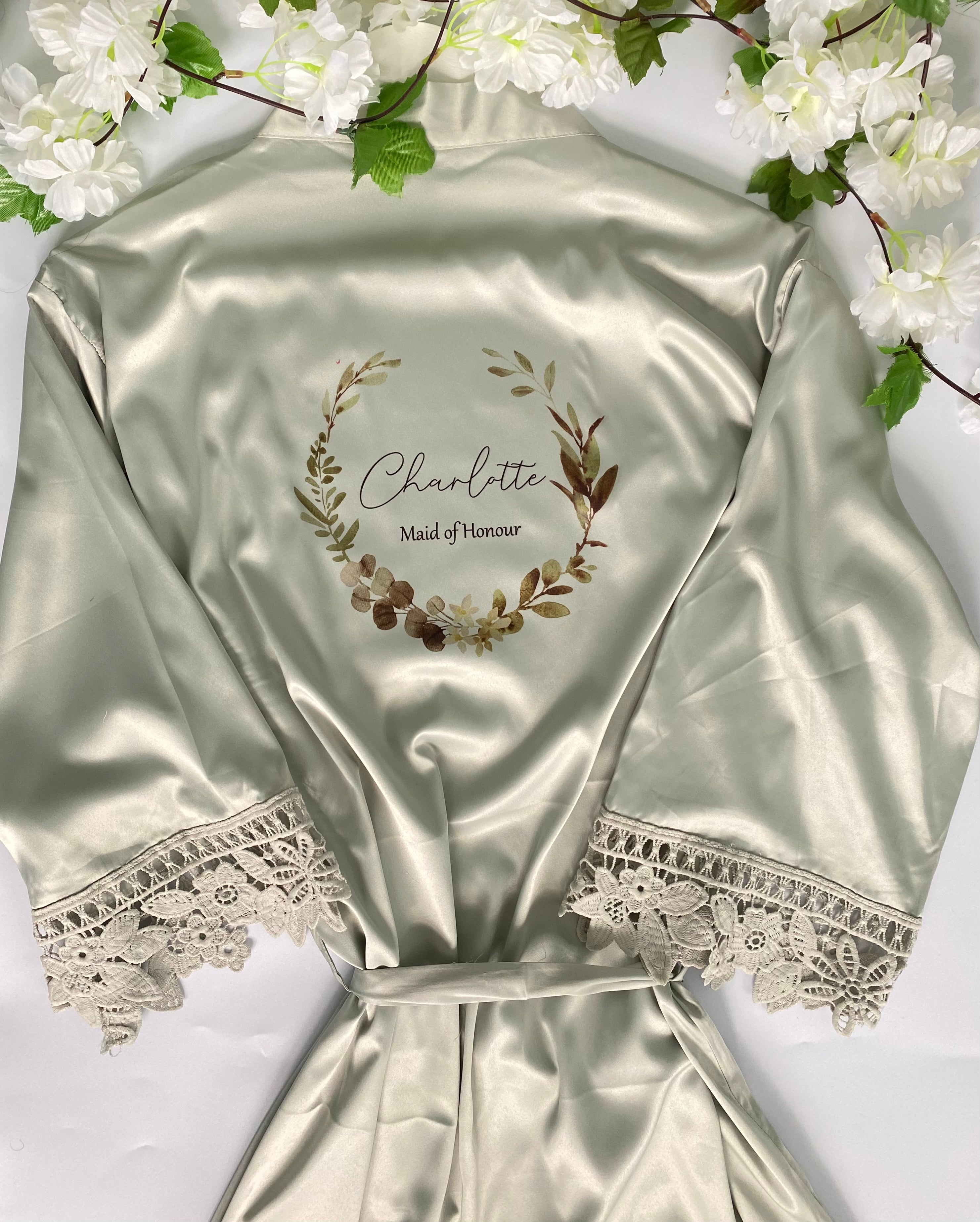 Personalised on sale bridal robe